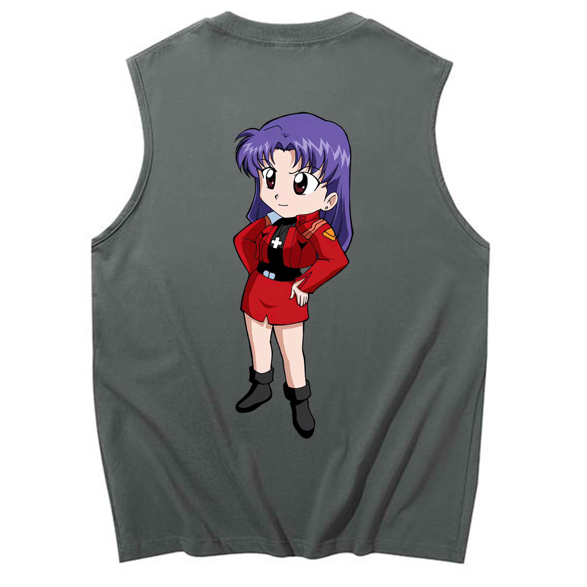 （画像用） EVA 新世紀エヴァンゲリオン コットン100％タンクトップ（背面プリント）